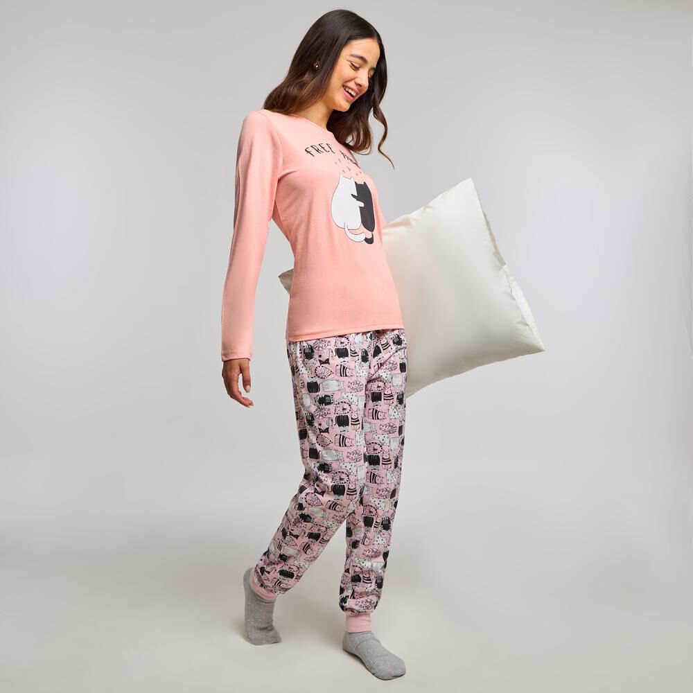 Pantalón De Pijama Estampado Mujer Freedom image number 1.0