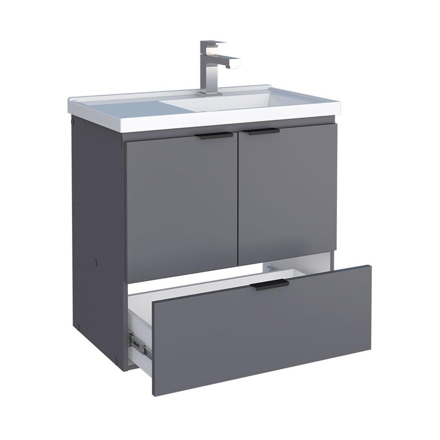 Vanitorio Vekkahome Lis Grey / 2 Puertas image number 4.0