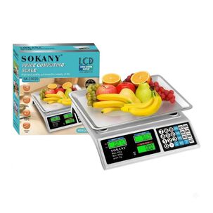 Balanza Digital Comercial 40kg Con Bateria