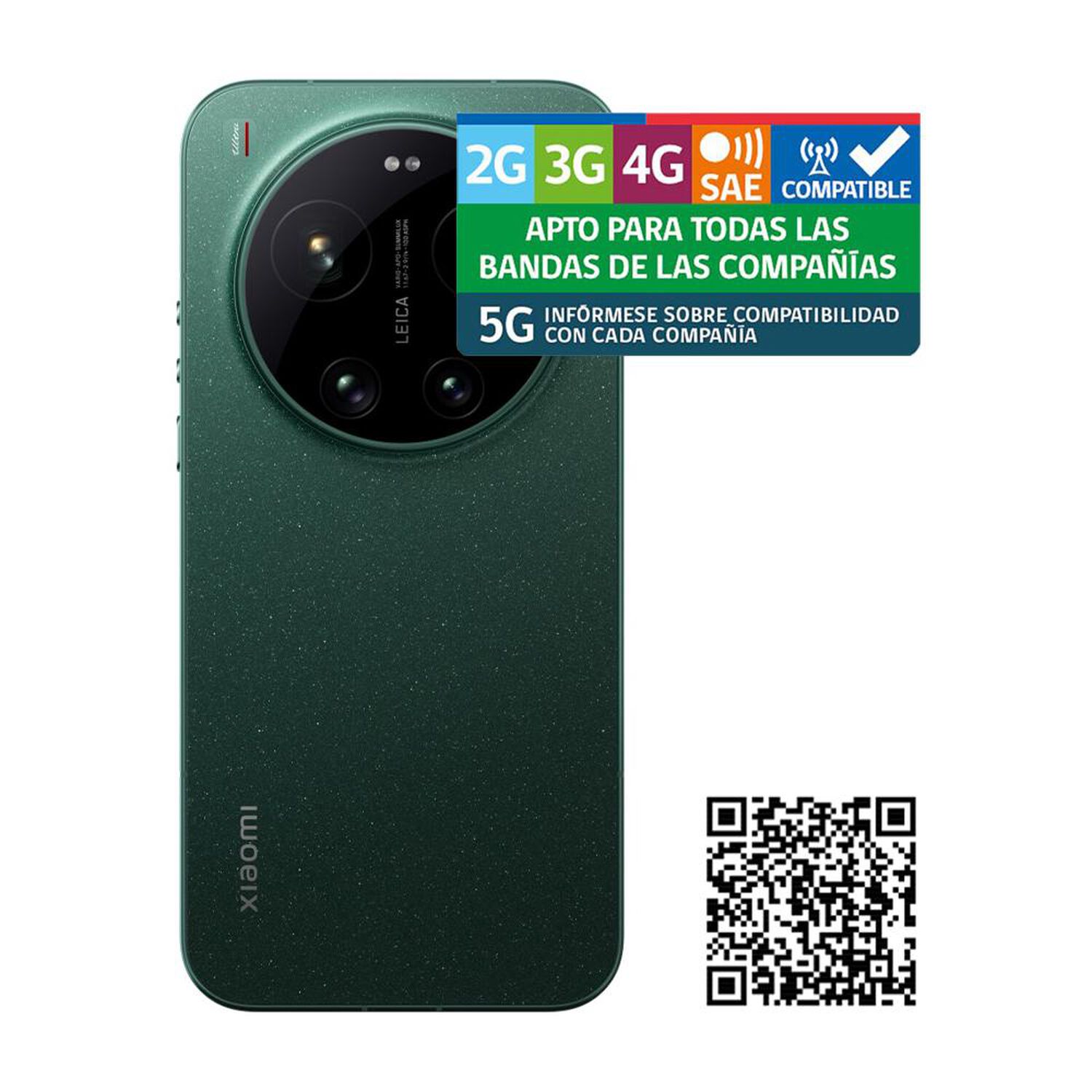 Smartphone Xiaomi 17 Ultra / 5G / 512 GB / Verde / Liberado + Photography Kit Pro image number 8.0
