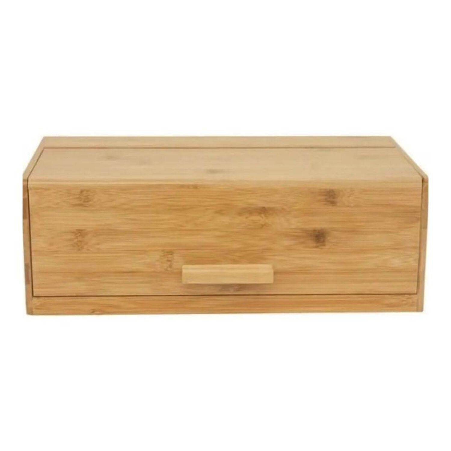 Panera De Bamb&uacute; Con Tapa Caja Organizadora De Pan 40x23cm image number 0.0