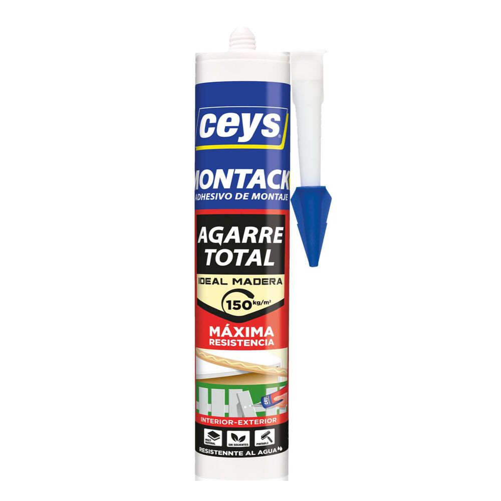 Adhesivo De Montaje Montack Madera 370grs - Ceys image number 0.0