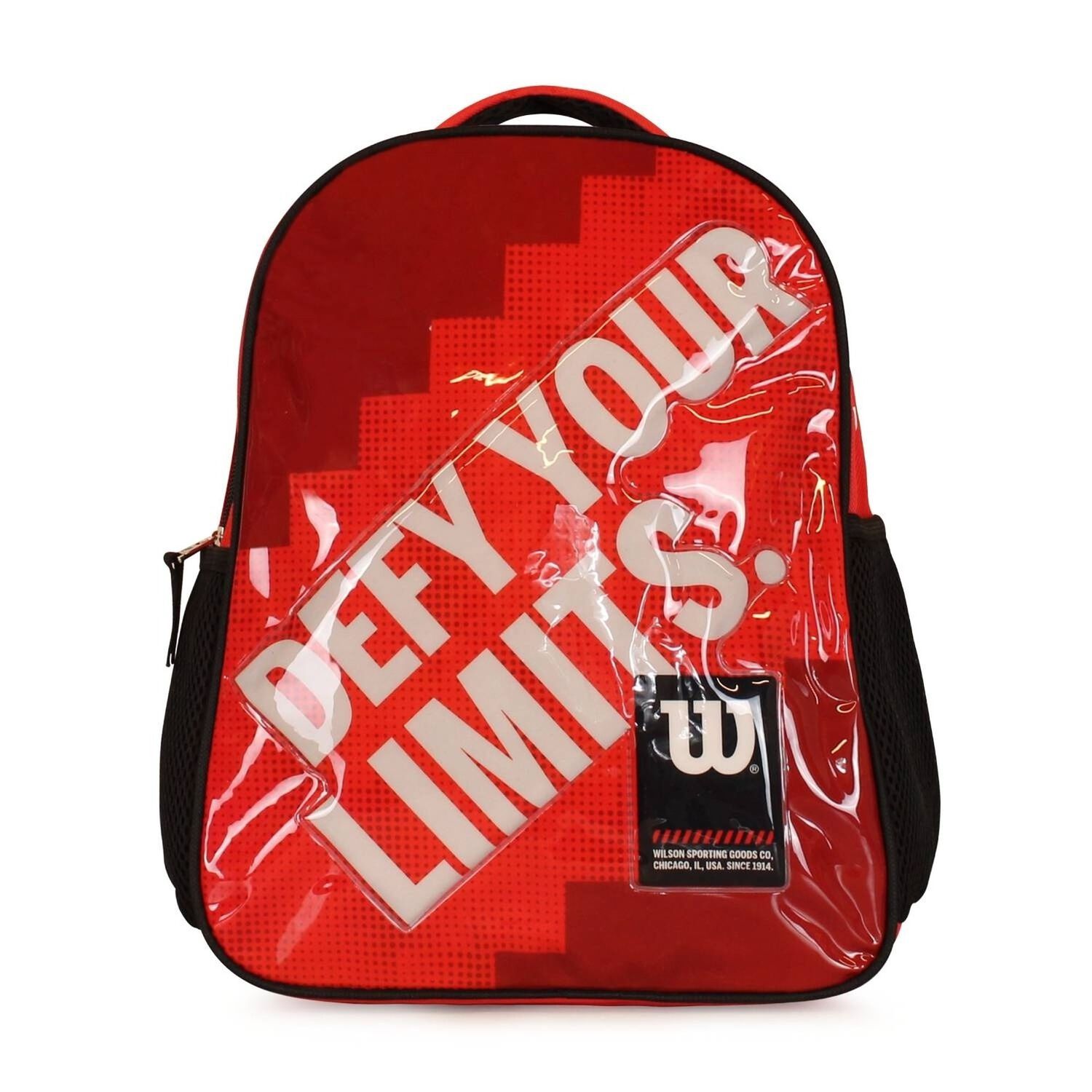 Pack Wilson 2 Mochilas Infantil Logan Roja Y Negra image number 4.0