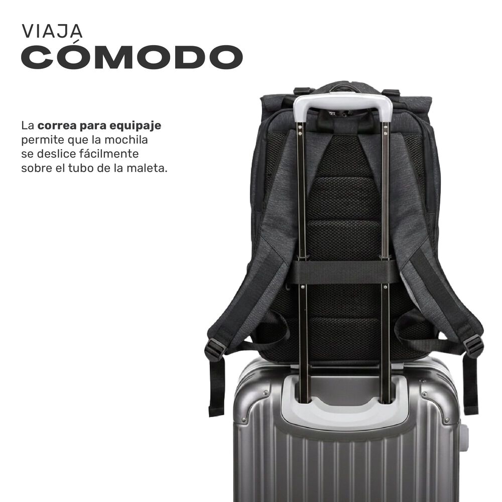 Mochila Antirrobo Lhotse Gris image number 2.0