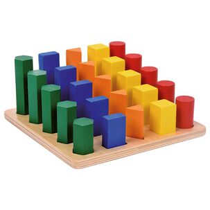Escala Cuerpos Geométricos Madera