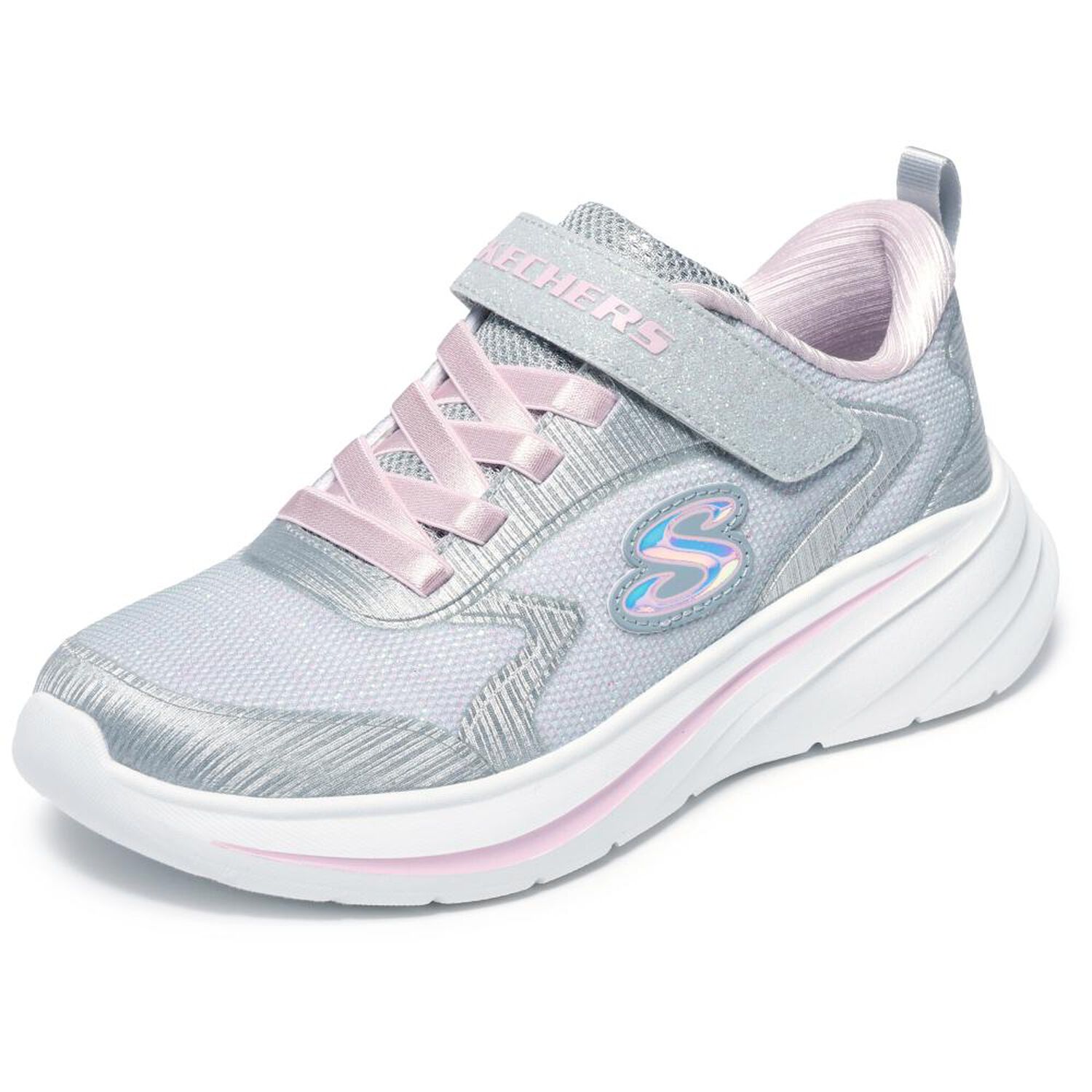 Zapatilla Infantil Ni&ntilde;a Skechers Wave 92 Ltgy image number 2.0