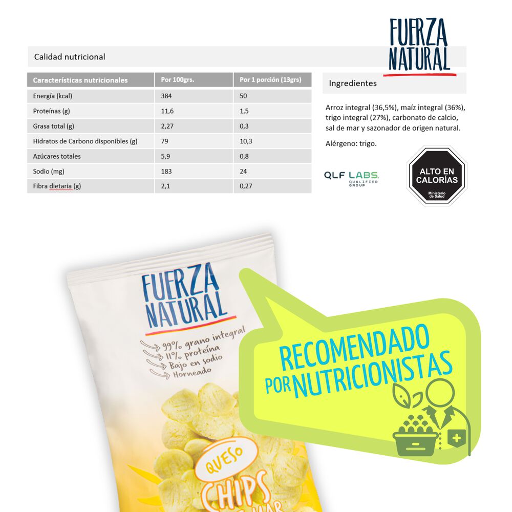 Chips Sal De Mar Snack Saludable Fuerza Natural 13g image number 4.0