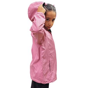 Chaqueta Cortaviento Impermeable Unisex Para Ni&ntilde;os Con Polar