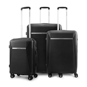 Set 3 Maletas Nautica Niza S+m+l Cabina 10k Mediana 20k Y Grande 23k Negra