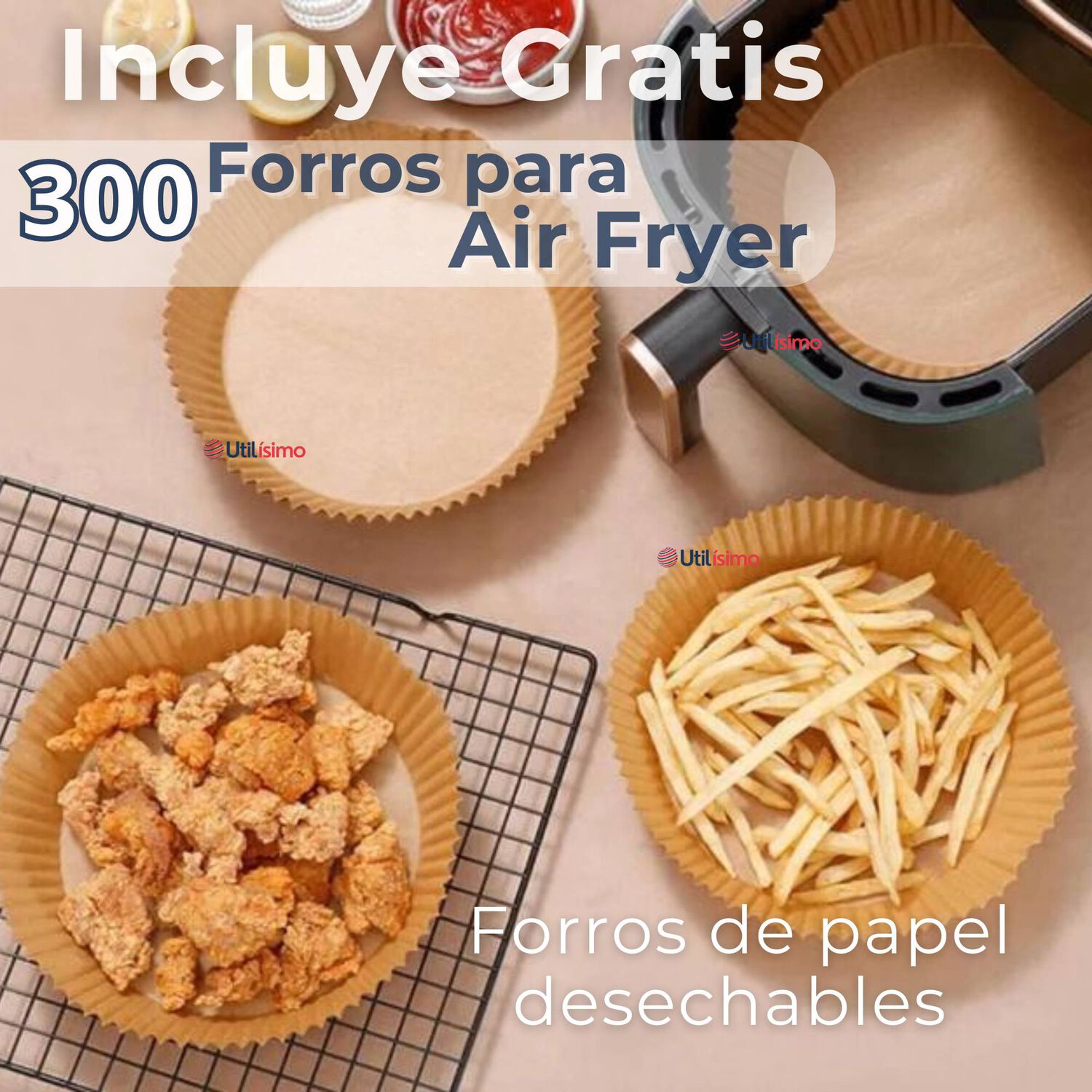 Oster Freidora De Aire Manual, Recubrimiento Oster Diamondforce, 4l De Capacidad, Con Controles De Tiempo Y Temperatura, Ckstaf401mdf + 300 Forros De image number 7.0