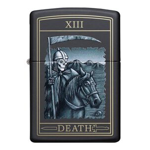 Encendedor Zippo Death Card Design Negro Zp218.ci412218