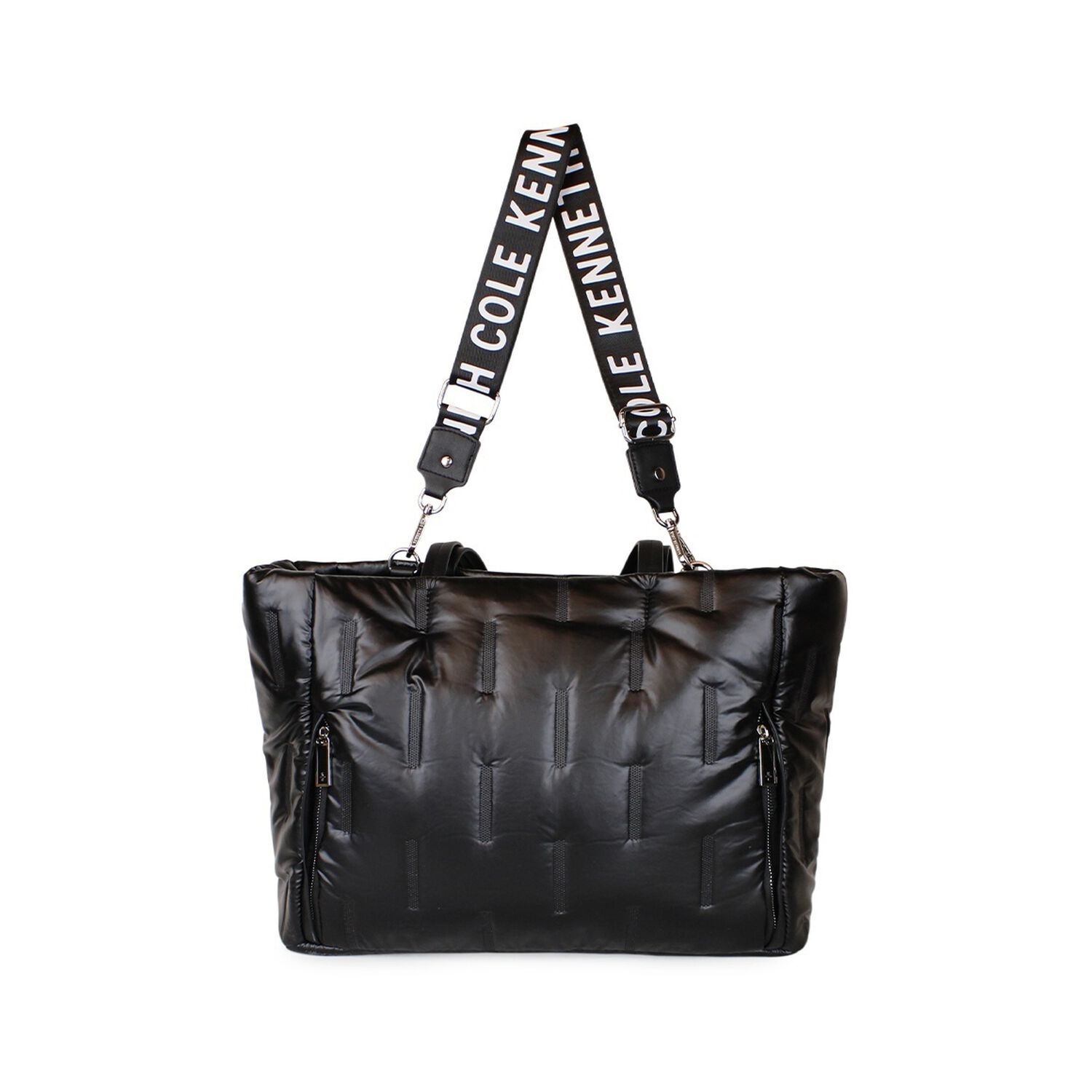 Bolso Mujer Negro Metalizado Pipertote Kenneth Cole image number 0.0