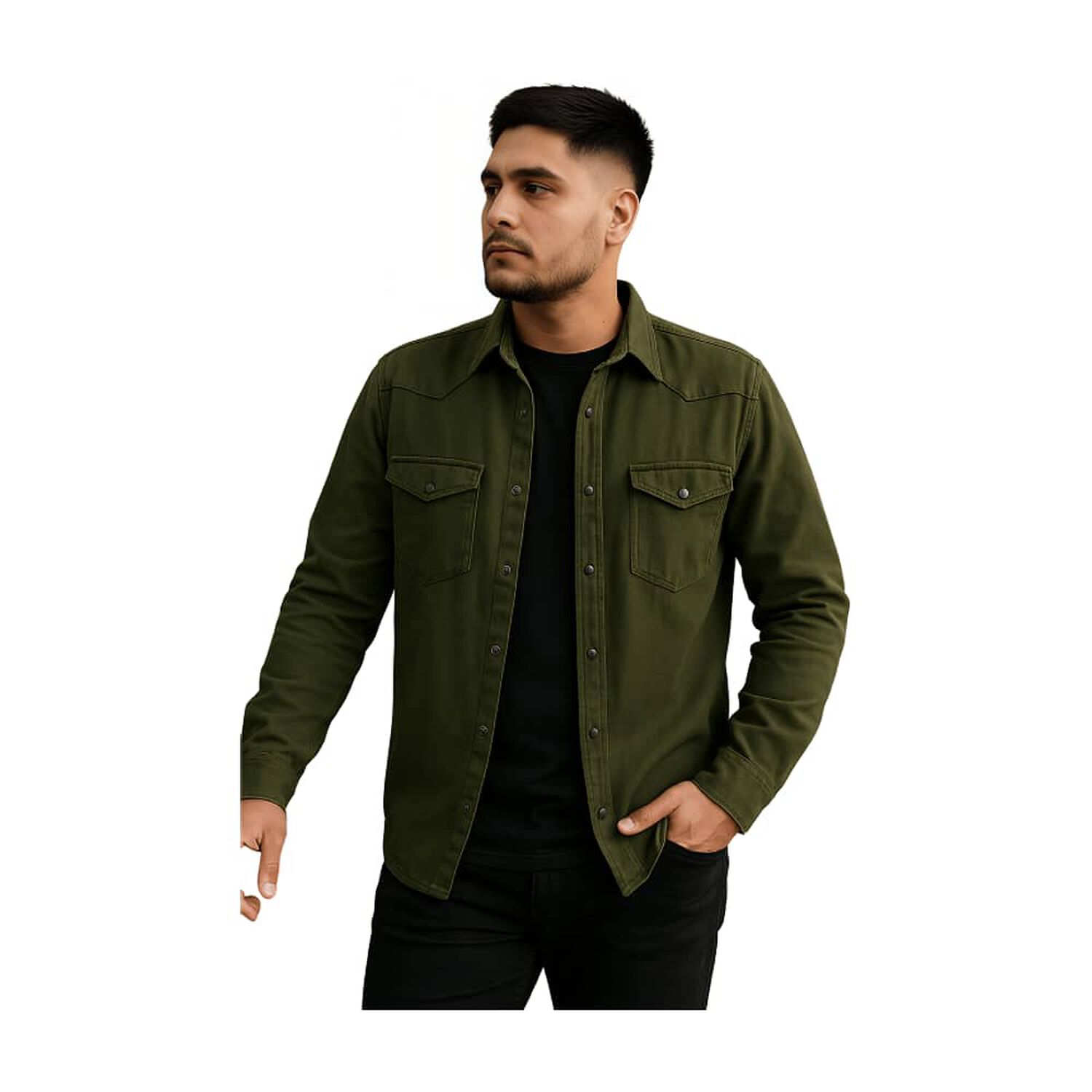Chaqueta Sobrecamisa Denim Croacia Hombre image number 0.0