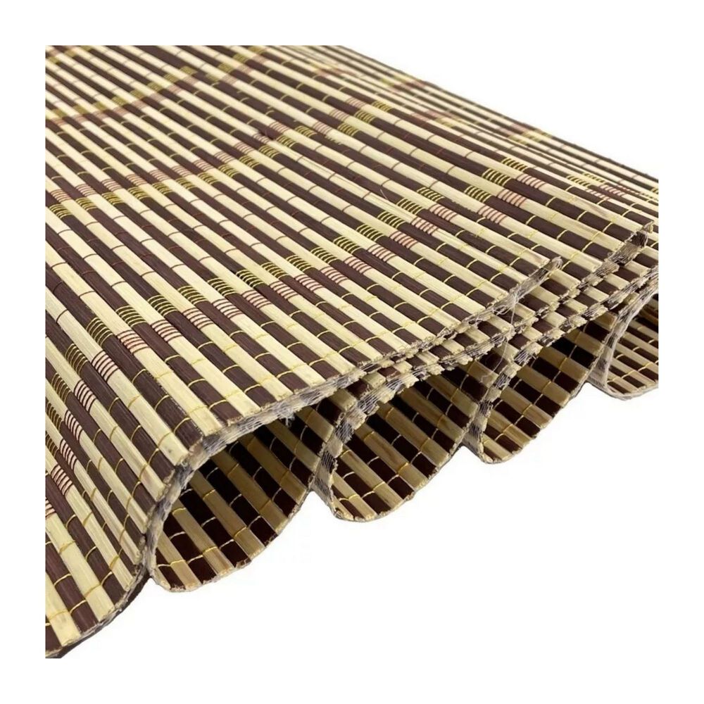 Cortina Persiana Roller Enrollable Bamb&uacute; Chocolate 120x180 Cm image number 3.0