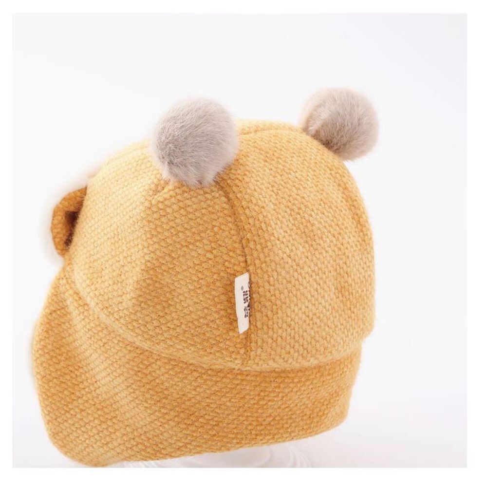 Gorro De Invierno Con Chiporro Para Bebes Amarillo image number 1.0