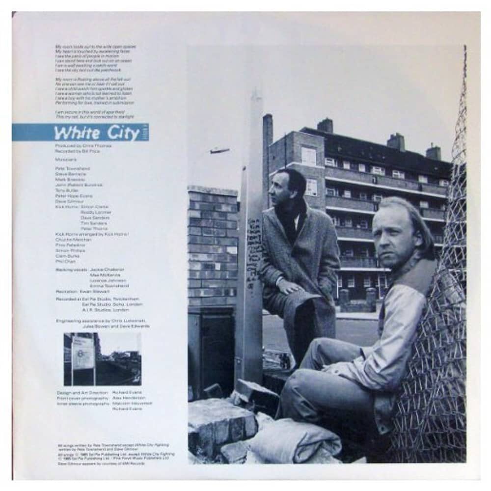 Pete Townshend - White City | Vinilo Usado image number 2.0