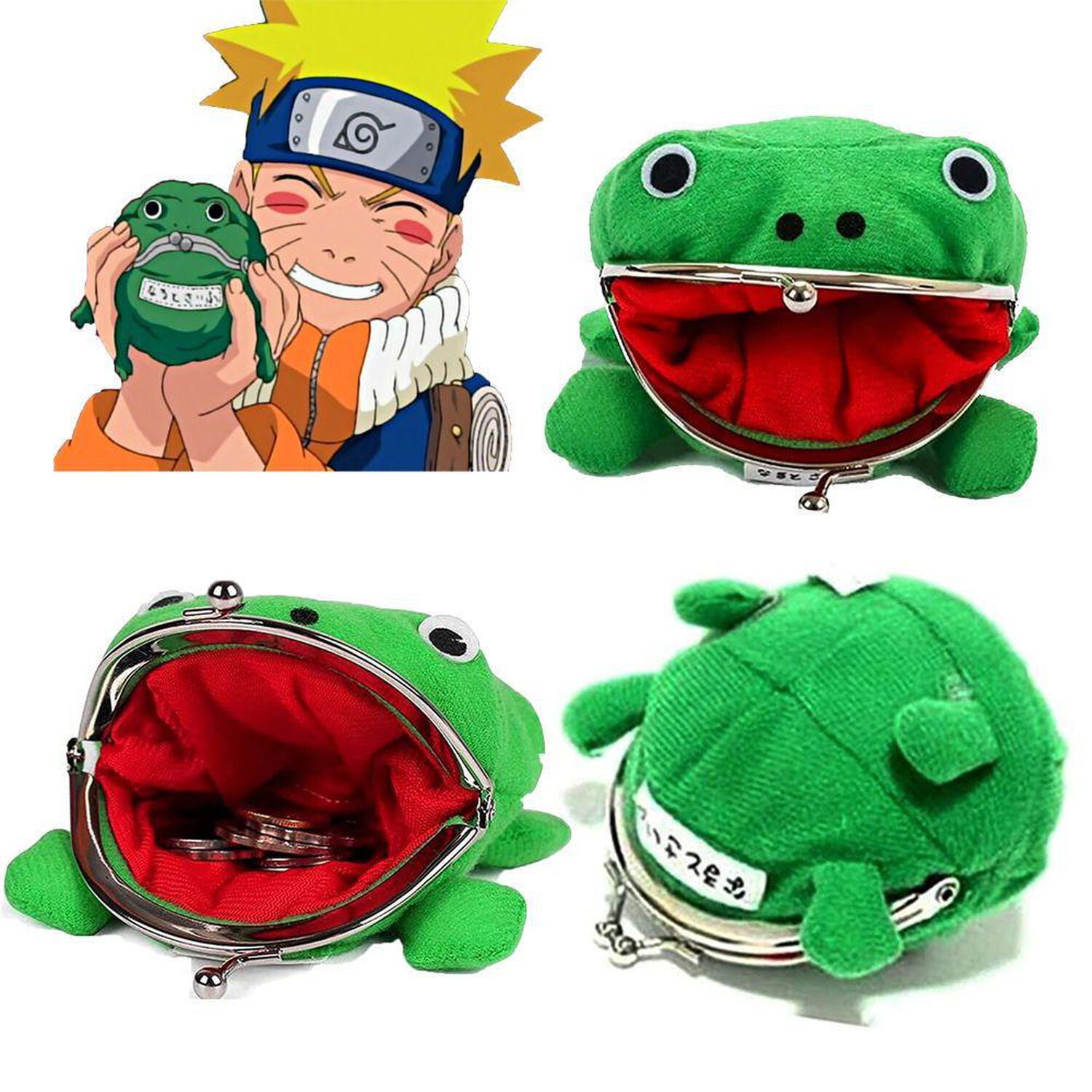 Monedero Rana Naruto Anime Manga Gama-chan image number 3.0