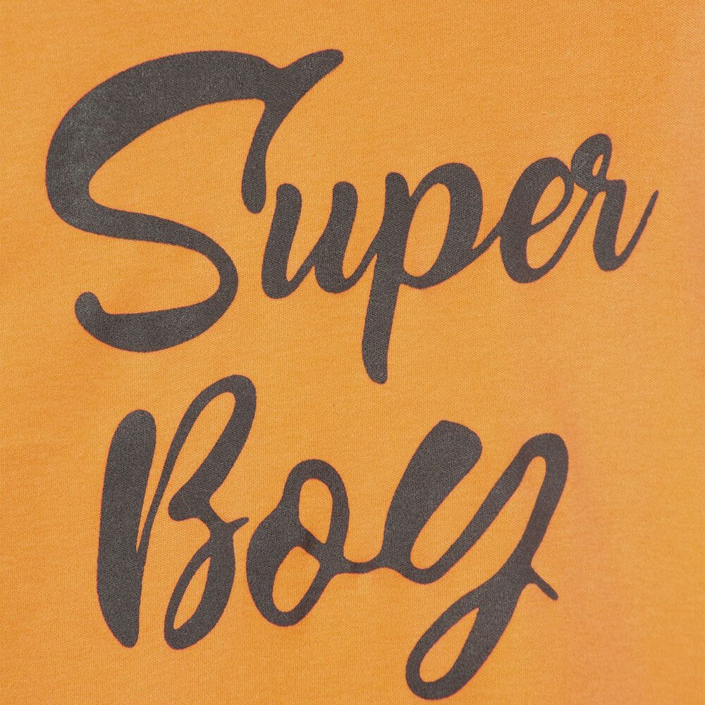 Polera Naranja Super Boy Algodón Peruano image number 2.0