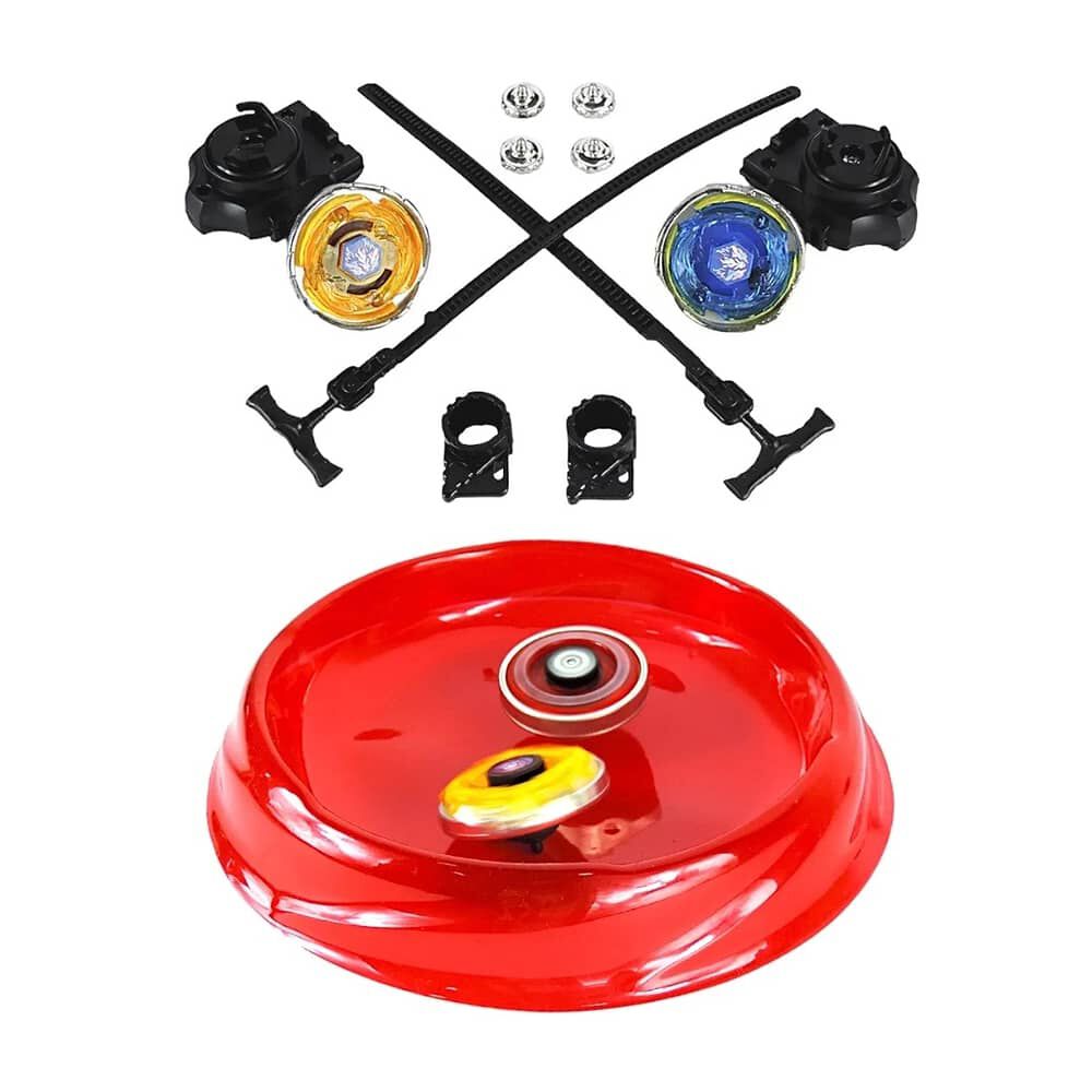 Set Bley Blade, 2 Trompos + 2 Lanzador + Mini Estadio. image number 0.0