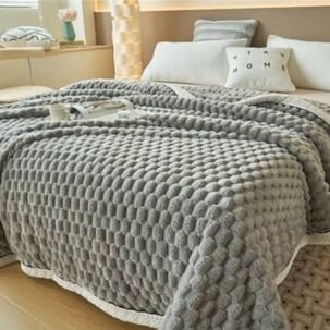 Frazada Manta De Terciopelo Polar Grande 180x200cm