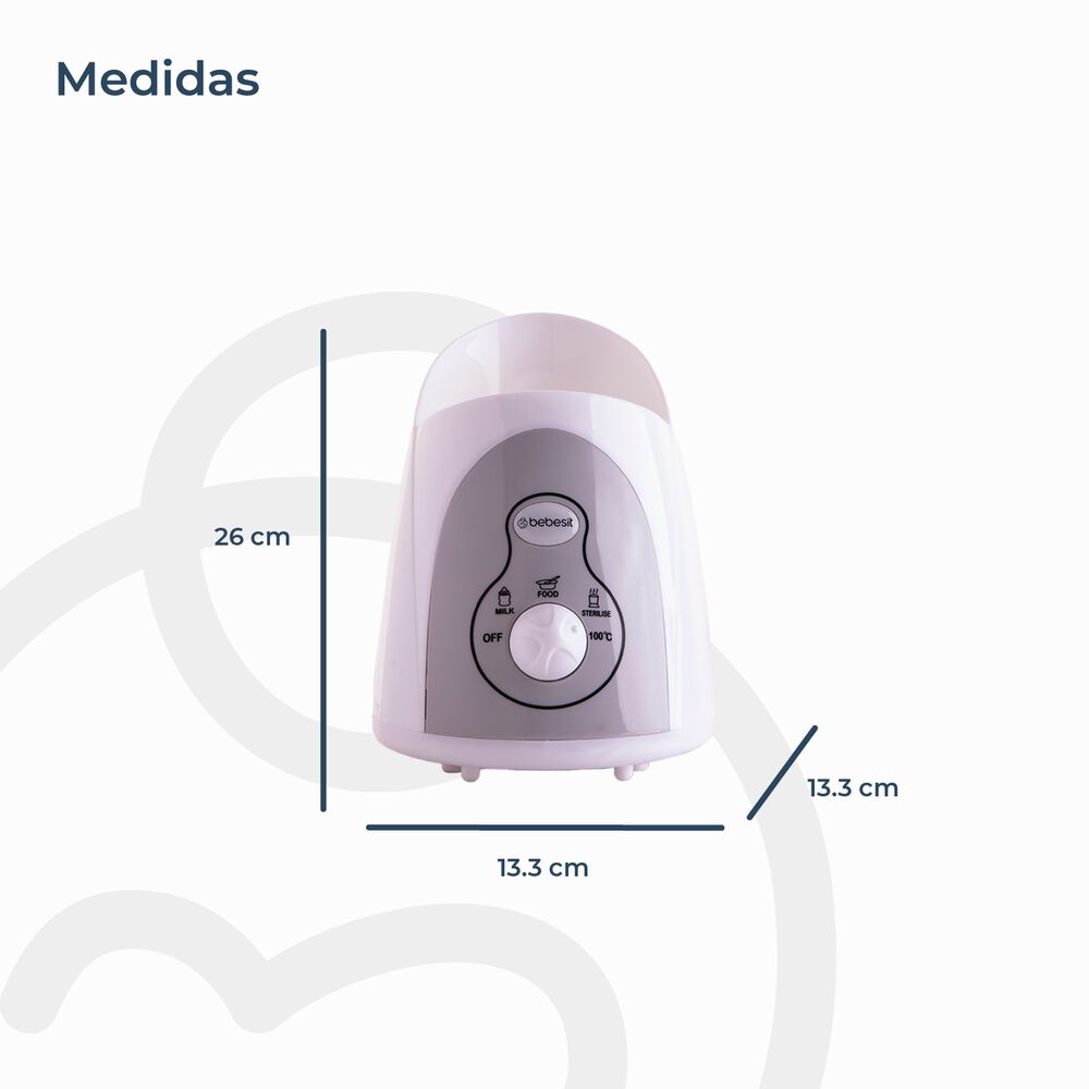 Calentador Esterilizador El&eacute;ctrico De Mamadera Na20 Bebesit image number 3.0