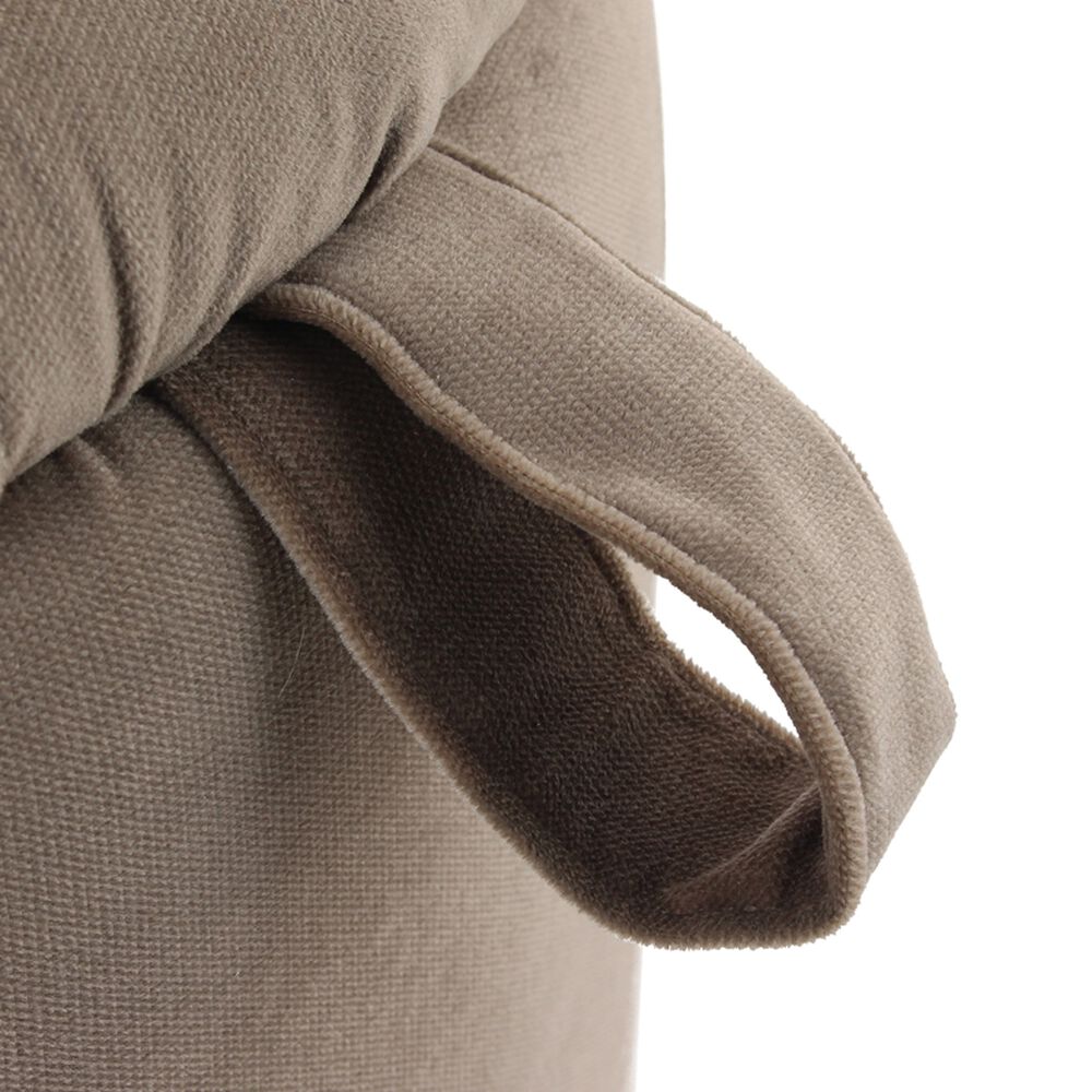 Pouf Baúl Zoe Cafe Felpa 60x60x50 Cm image number 2.0