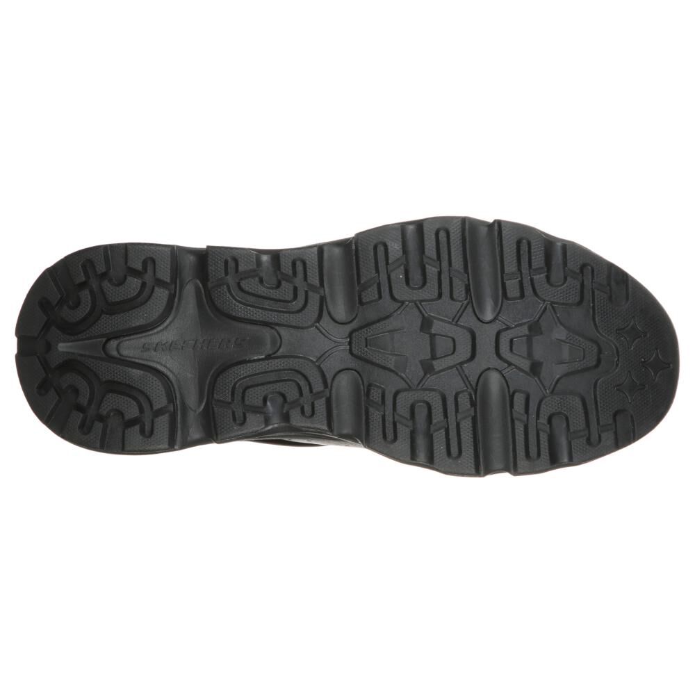 Zapato Casual Hombre Skechers Delmont-escola Negro image number 4.0
