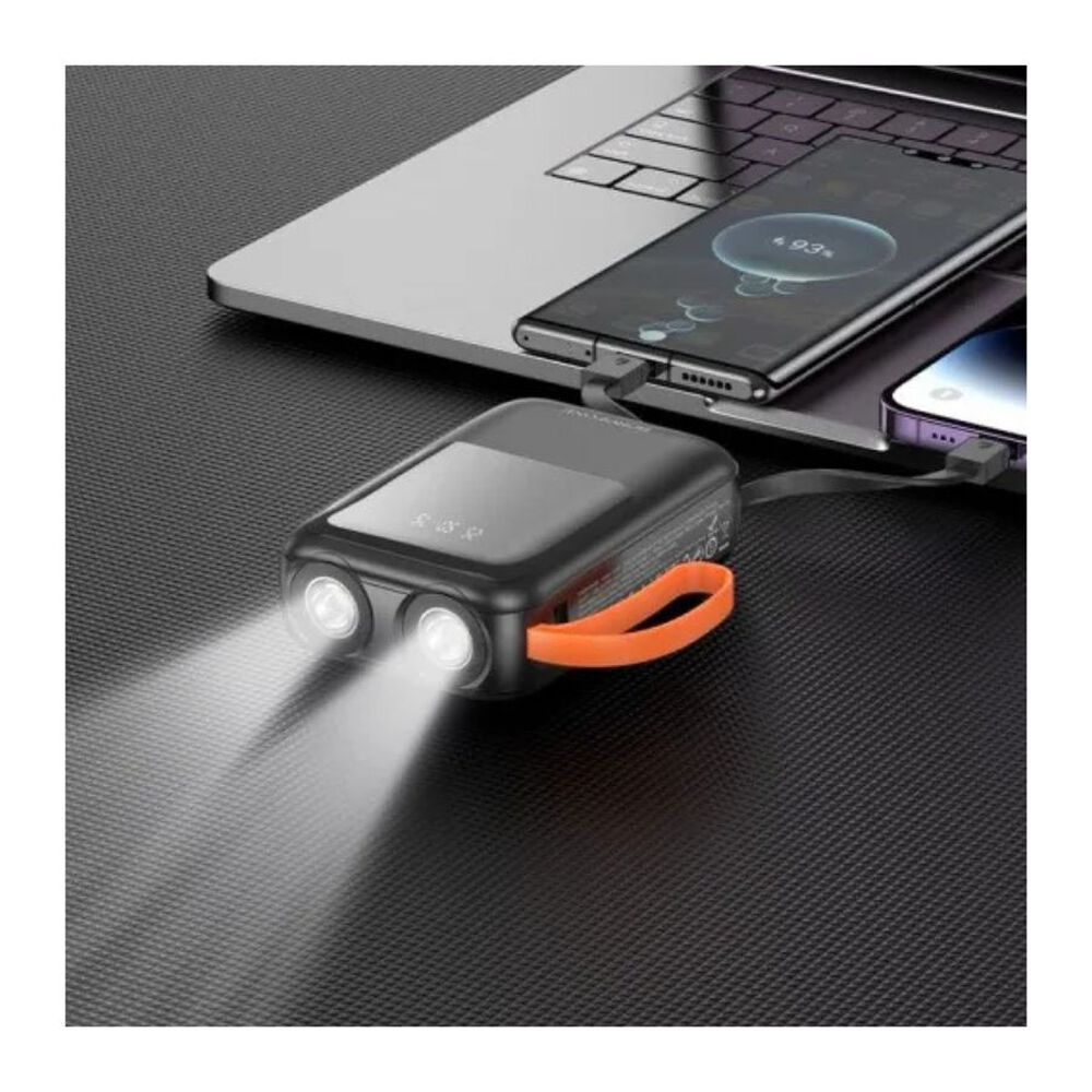Cargador Bater&iacute;a Port&aacute;til Power Bank 10000 Mah 12w Linterna image number 4.0