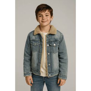 Chaqueta Jean Sherpa T&eacute;rmica Unisex Infantil
