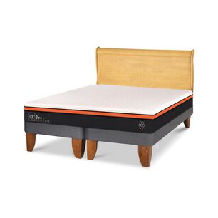 Cama Europea Cic Beecomfort / 2 Plazas / Base Dividida + Respaldo