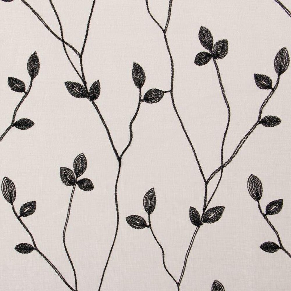 Set 2 Velos Bordado Teresita Negro (cada Pa&ntilde;o 140 X225) image number 1.0