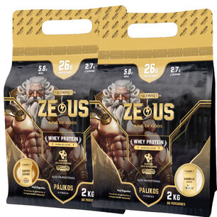 100% Whey Protein - 2 X Doypack De 2kg (cappuccino Y Vainilla)