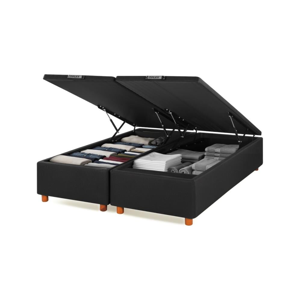 Base Cama Flex Negra / 2 Plazas / Base Dividida image number 0.0
