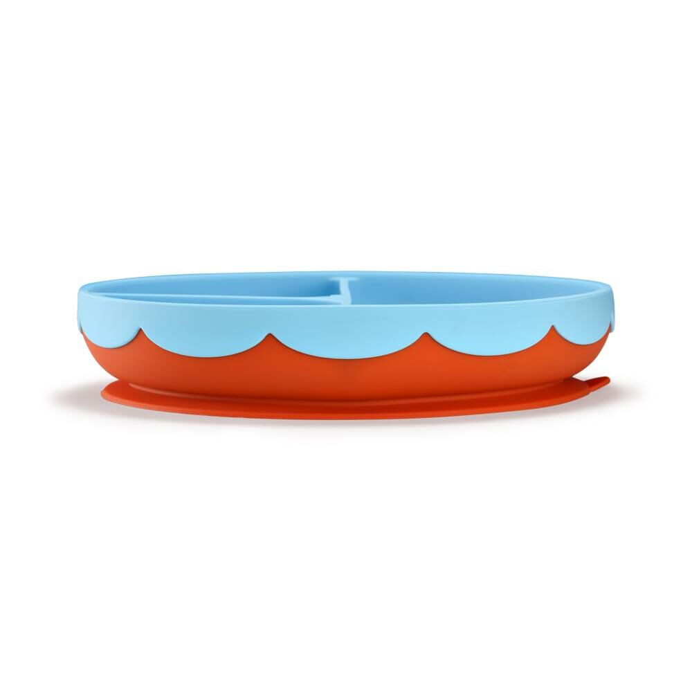 Plato De Silicona Con Div Fisher Price Yummy Azul Bb1189 image number 2.0
