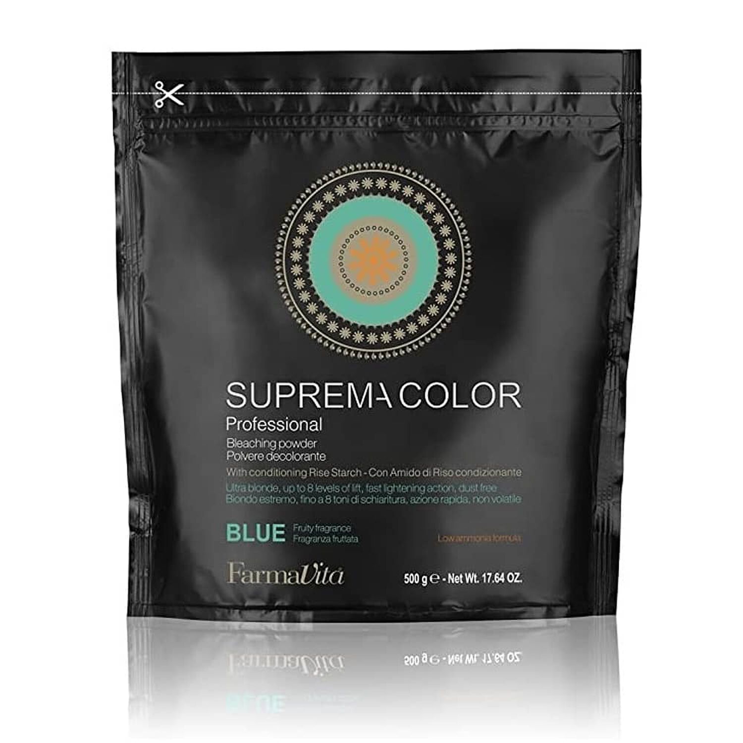 Farmavita Decolorante Suprema Color 500 Grs Tono Azul image number 0.0