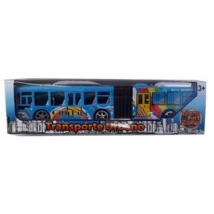 Bus Transporte Juguete Tipo Transantiago Azul