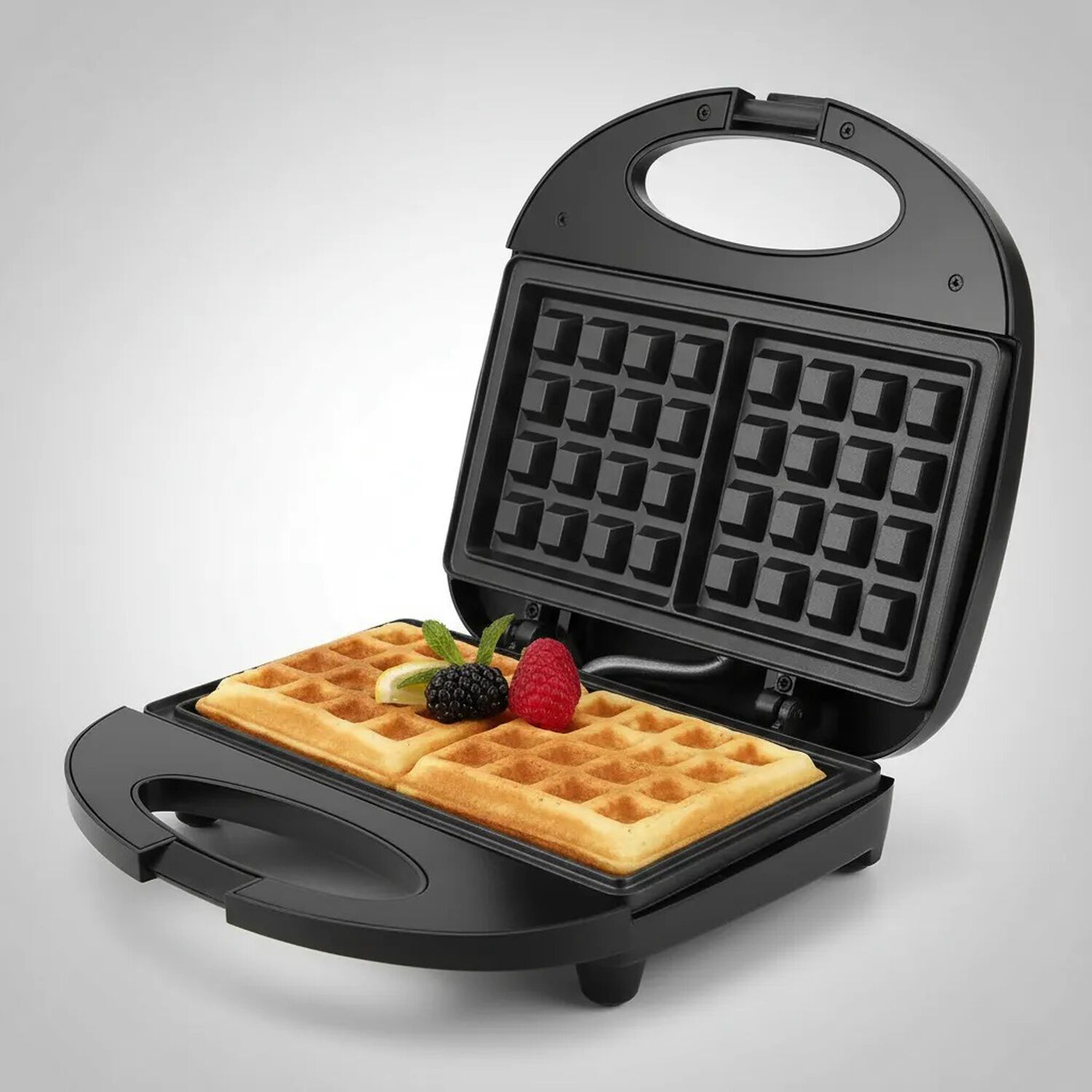 Wafflera El&eacute;ctrica Doble Antiadherente 750w Maquina Wafles image number 0.0