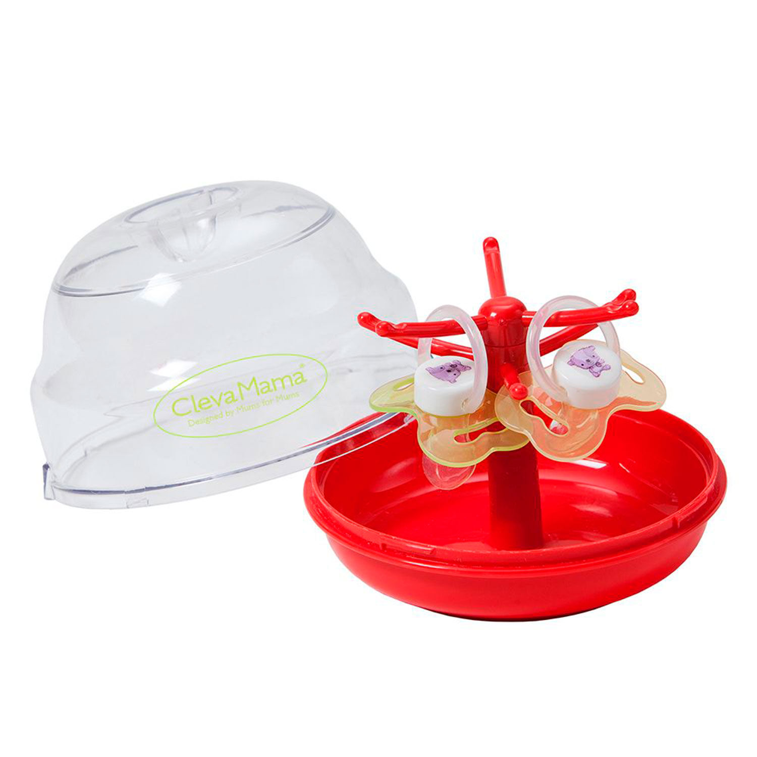 Esterilizador De Chupetes Bpa Free Rojo image number 1.0