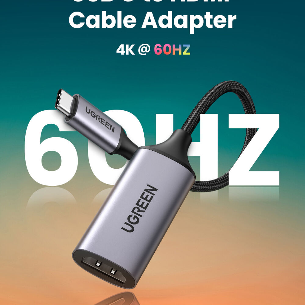 Adaptador USB-C a HDMI modelo CM297 Gris Ugreen image number 1.0