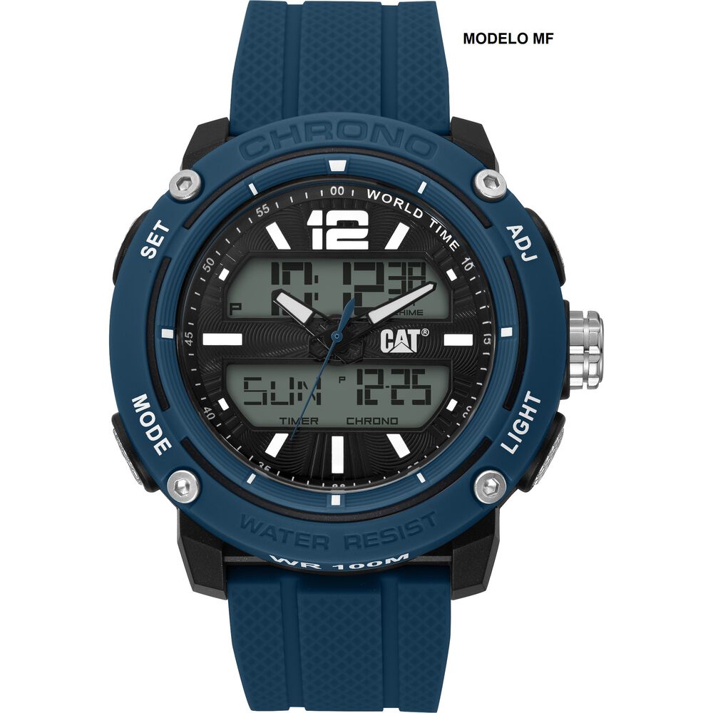 Correa Pulsera Cat Hombre Mf-26 Azul image number 2.0