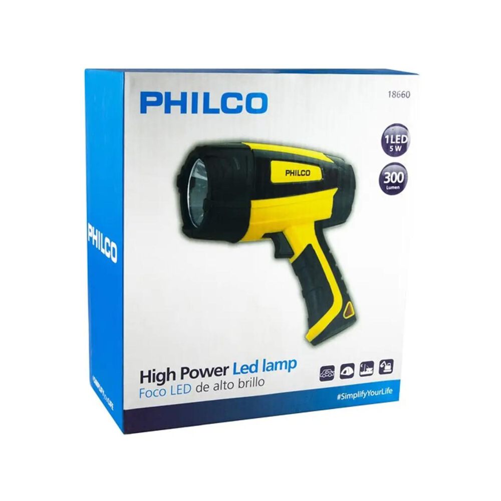 Foco Led Recargable High Power Amarillo image number 4.0