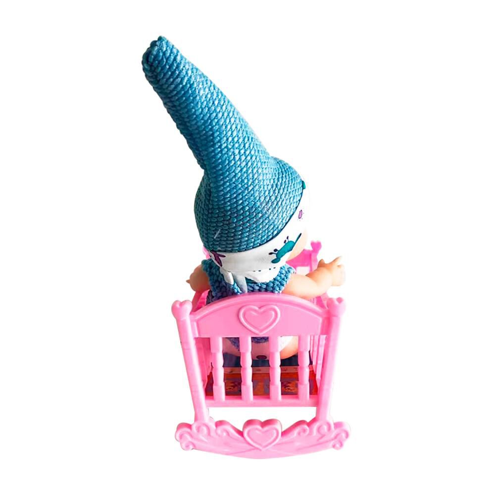 Muñeca Babydoll Bostecitos Mini 8" + Cuna image number 5.0