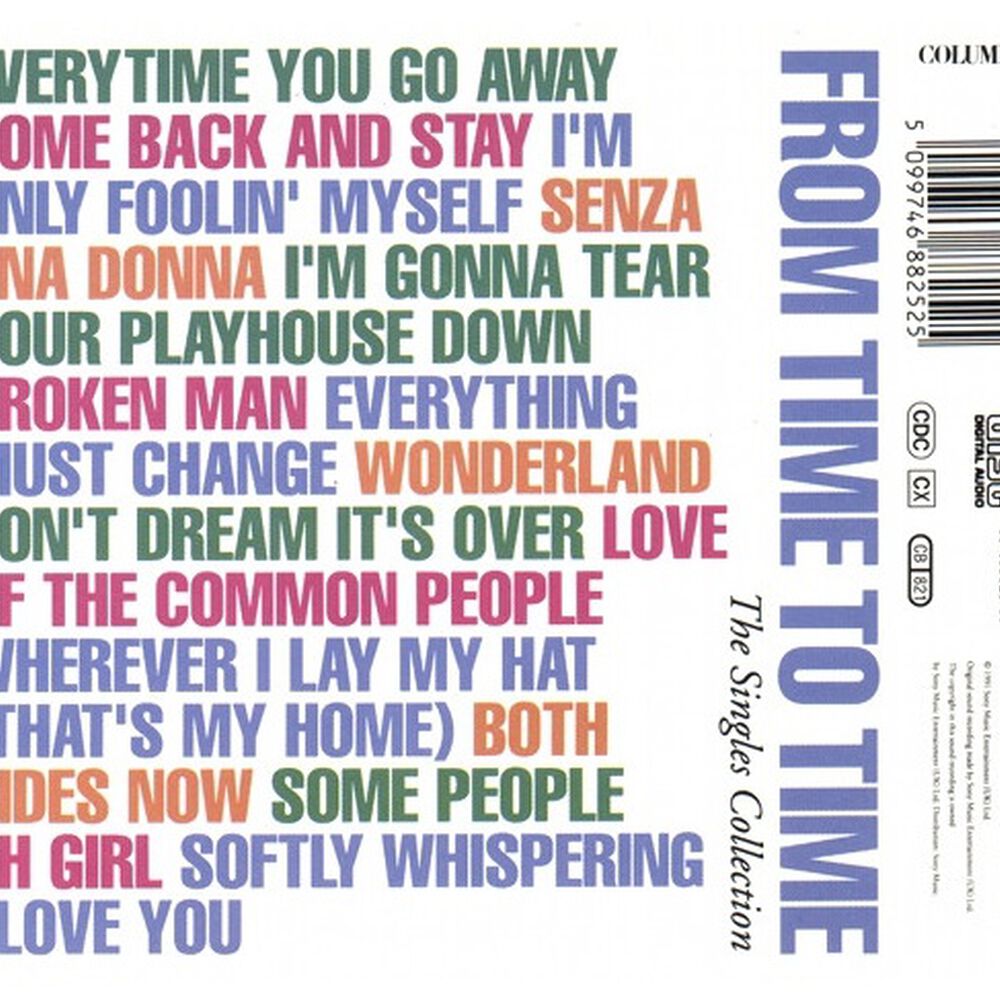 Paul Young - From Time To Time: Singles Collection | Cd image number 1.0