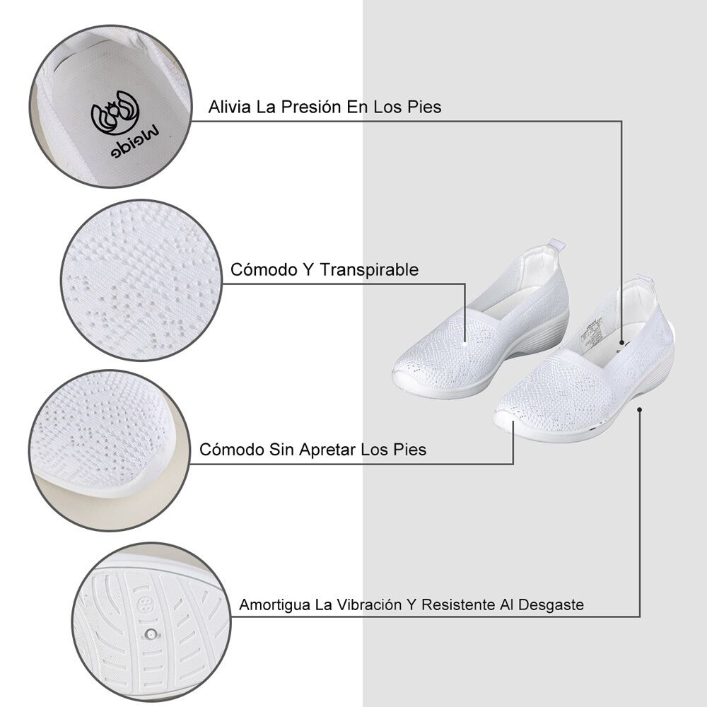 Zapatilla Deportiva Casual Slip On Mujer Weide Tfa206 image number 5.0