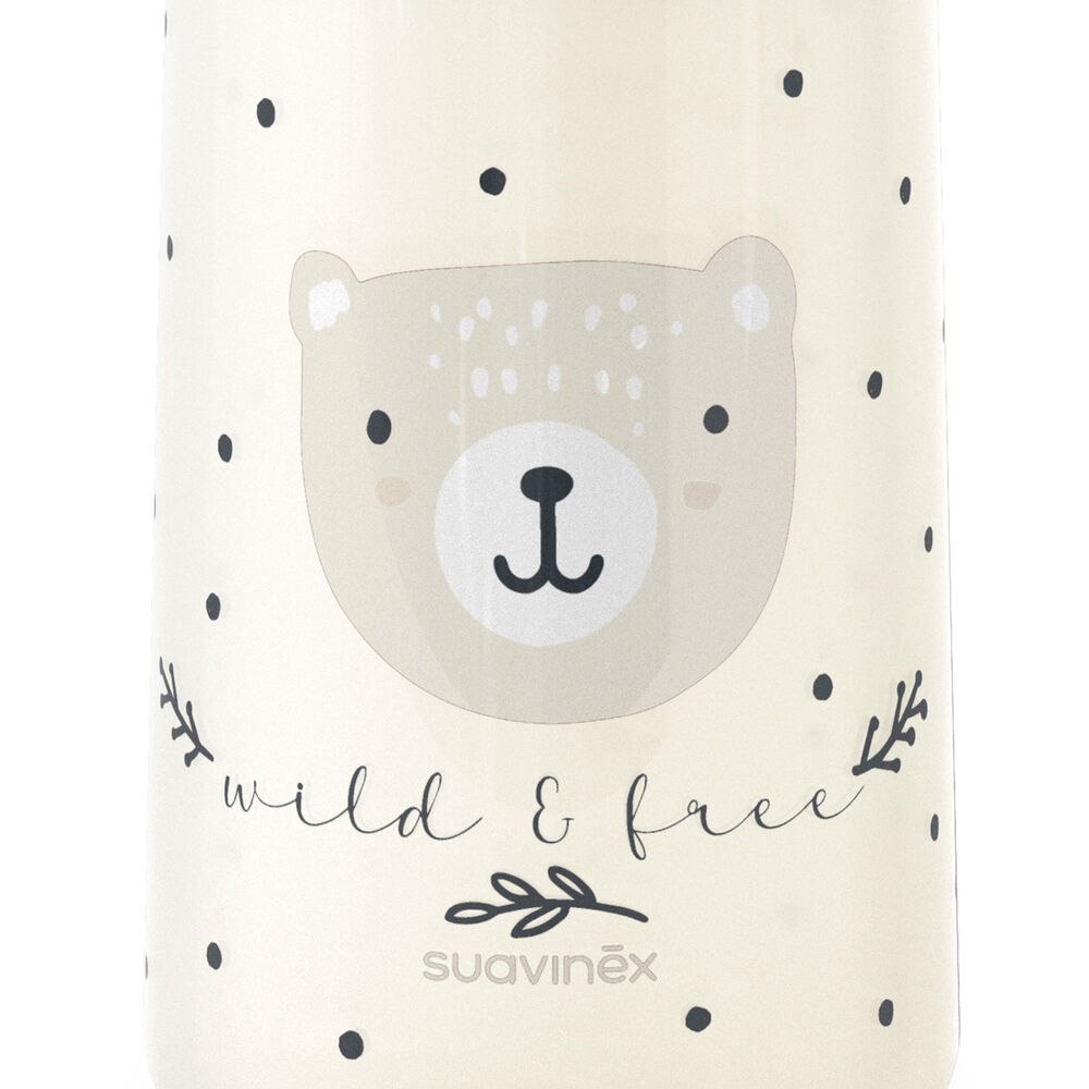 Pack Chupetes Noche Y Dia + Mamadera 270ml Wild Gris 6-18m image number 6.0
