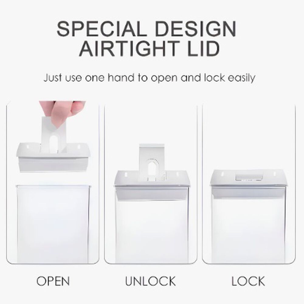 Set 7 Contenedores Herm&eacute;ticos De Alimentos image number 2.0