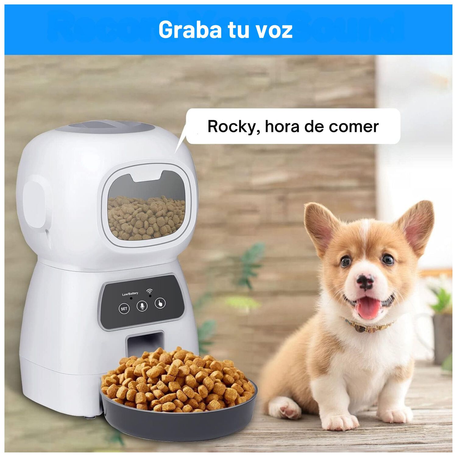 Dispensador Autom&aacute;tico Comida Mascotas Yep Pet image number 1.0