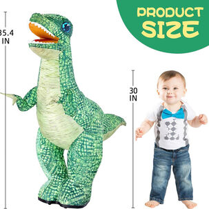 Dinosaurio Infable 90 Cm Grande Con Control Remoto