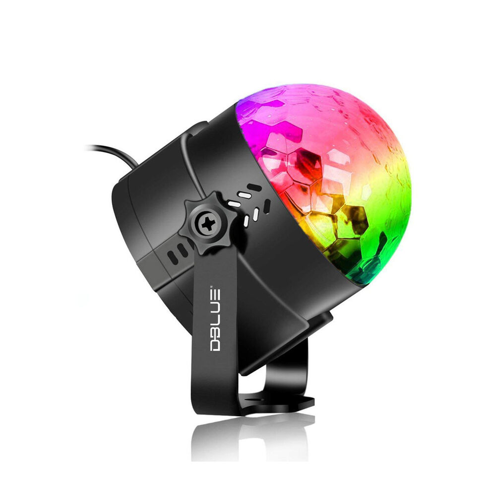 Luz Bola Led Giratoria Fiesta Multicolor Con Control - Ps image number 0.0