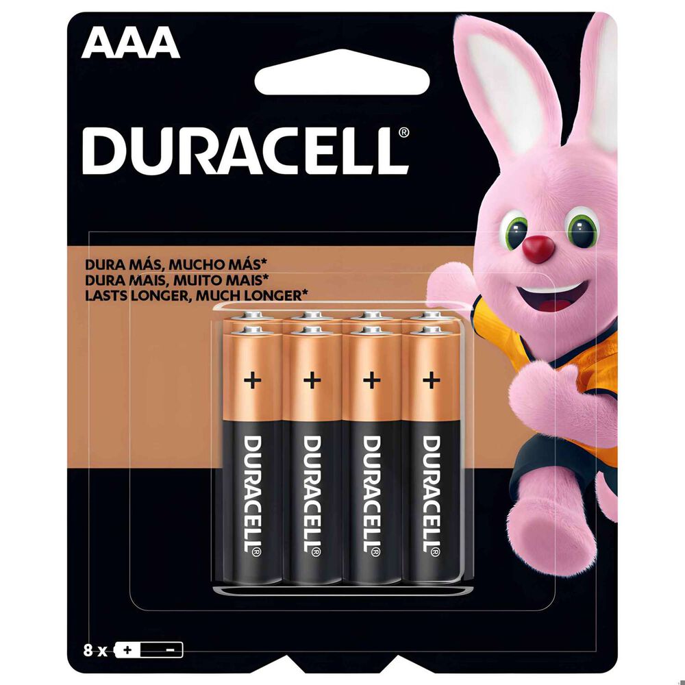 Pilas Alcalinas Aaa 8 Un. - Duracell image number 0.0